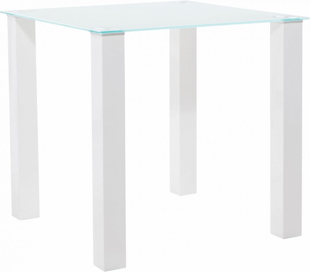 Danish Style Jedálenský stôl Dant, 80 cm, biela
